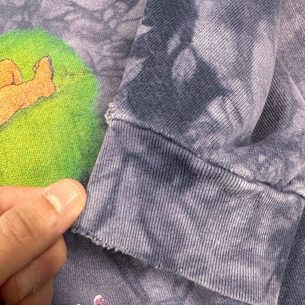 Vintage 90s The Mountain Grateful Dead Moon Bears Band Tye Die Sweatshirt XL USA - Picture 8 of 16